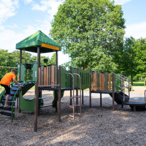 Photo of playground for younger children.